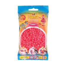 HAMA STRIJKKRALEN - CERISE (033), 1000ST. (ZAKJE 17,5 X 9,5 CM)